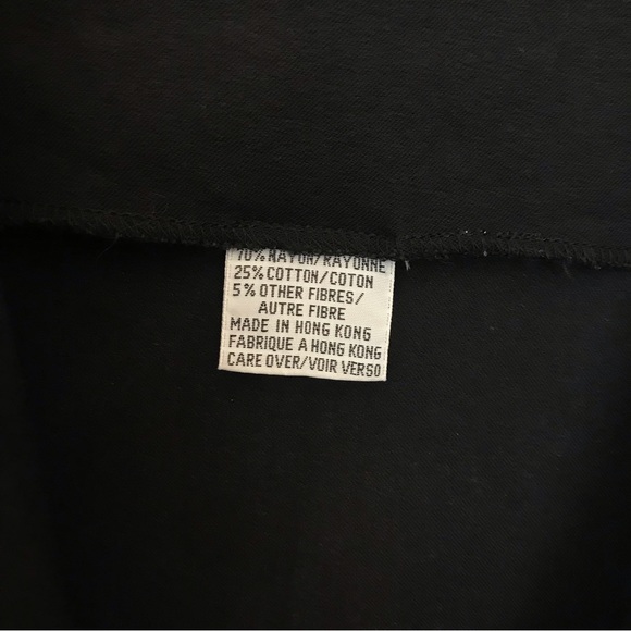 ANNE KLEIN | Vintage Black Sleeveless Top w/ Front Zipper & 3 Zipped Pockets - Picture 12 of 16